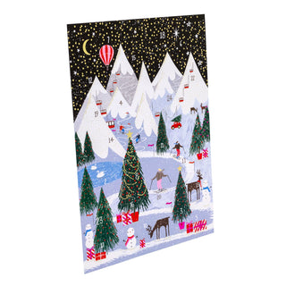 Christmas Snow Scene Christmas Advent Calendar | Alpine Picture Advent Calendar