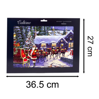 Christmas Advent Calendar Christmas Eve | Santa Claus Picture Advent Calendar