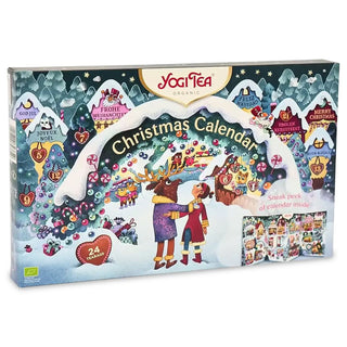 Yogi Tea Organic Christmas Advent Calendar | 24 Ayurvedic Herbal & Spiced Teas