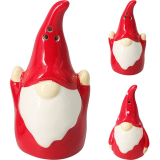 Christmas Gonk Salt and Pepper Shakers | Ceramic Gnome Salt & Pepper Set
