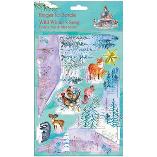 Wild Winter's Song Pop & Slot 3D Decoration | Build Your Own Woodland Diorama