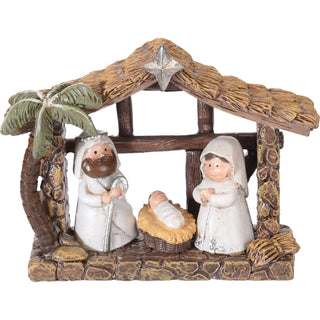 Mini Christmas Nativity Scene | Nativity Set with Baby Jesus, Mary & Joseph