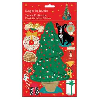 Perfect Pooch Tree Pop & Slot Christmas Advent Calendar Petite, 23cm Dog Scene