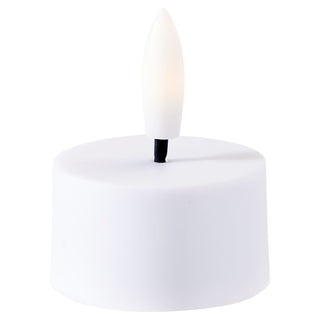 4 LED Rechargeable Tealight Candles and Charger, Rechargeable Flameless Set of 4