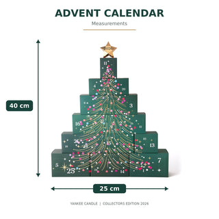 Yankee Candle Collectors Edition Christmas Advent Calendar, Stackable Tree 2026