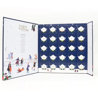 Tea Christmas Advent Calendar | 25 Loose Leaf Pyramid Tea Bags Advent Calendar