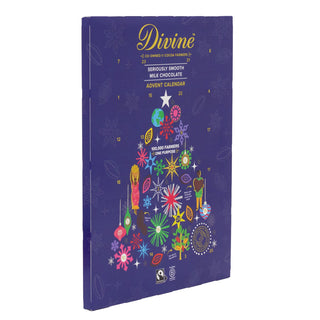 Divine Milk Chocolate Advent Calendar | Fair Trade Christmas Advent Calendar - 85g