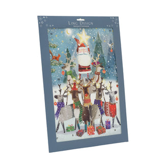 Santa's Helpers Christmas Advent Calendar | Reindeer Advent Calendar - 41cm