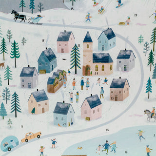 Mountain Village Christmas Advent Calendar | Large Picture Advent Calendar