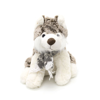 Adorable Husky Dog Soft Plush Toy | Children's Cuddly Soft Toy Husky Puppy | Christmas Cute Animal Plush