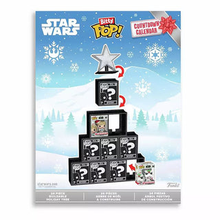 STAR WARS 24 Day Bitty POP! Countdown Calendar, 24 Door Advent Calendar