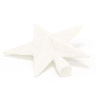 Elegant White Star Christmas Tree Topper | Christmas Tree Star Xmas Star Tree Topper | Christmas Tree Decorations