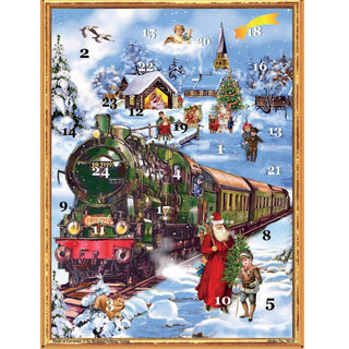 Train in the Snow Christmas Advent Calendar Traditional Picture Advent Calendar