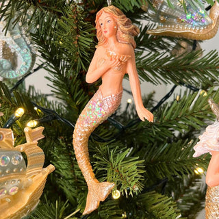 Mermaid Christmas Bauble | Under the Sea Mermaid Christmas Tree Ornament - 14cm