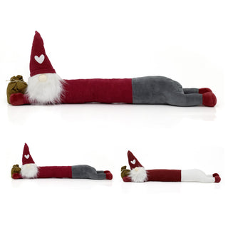 Christmas Gonk Draught Excluder | Nordic Gnome Door Cushion Draft Excluder 85cm