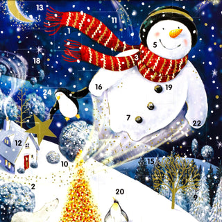 Magical Christmas  Advent Calendar | Snowman Advent Calendar - 34x25cm