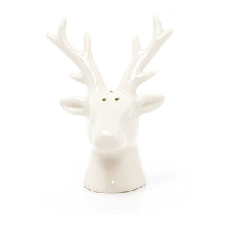 Ceramic Reindeer Salt & Pepper Set | 2 Piece Christmas Salt and Pepper Pots