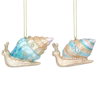 Sea Snail Christmas Bauble | Under the Sea Snail Christmas Tree Ornament - 8cm