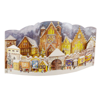 Cathedral Place | 3D Freestanding Traditional Christmas Paper Advent Calendar