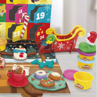 Play-Doh Christmas Advent Calendar with 24 Cans and 28 Fun Tools for Kids