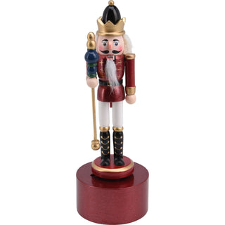 Musical Wooden Christmas Nutcracker Soldier | Nutcracker with Music Box - 24cm