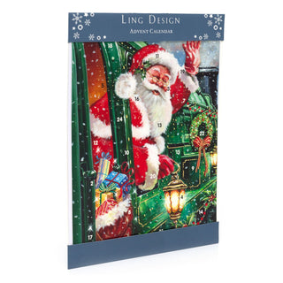 Santa Express Christmas Advent Calendar | Santa Train Advent Calendar - 34x25cm