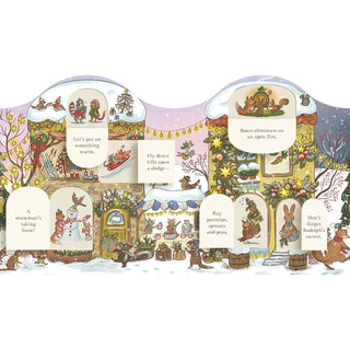 Brown Bear Wood Advent Book | Christmas is Coming to Town! Advent Calendar Book