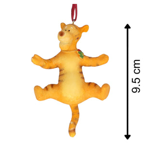 Tigger Christmas Tree Decoration with Holly, Gisela Graham 9.5cm