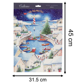 Christmas by the Sea Advent Calendar | Large Traditional Picture Advent Calendar