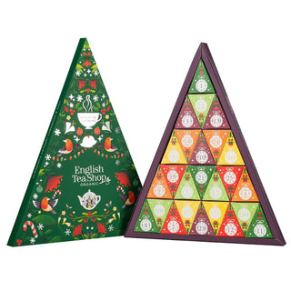 Organic Tea Christmas Advent Calendar, 25 Pyramid Tea Bags, 13 Flavour Selection