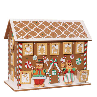 Gingerbread House Advent Calendar | 24 Drawer Christmas Calendar - 27x32cm