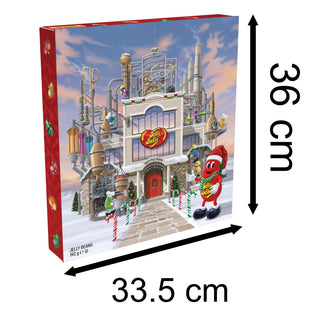 Jelly Belly Christmas Jumbo Factory Christmas Advent Calendar with 24 Bags