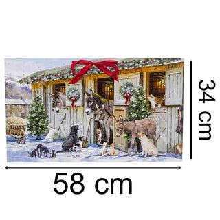 Christmas with Animals Advent Calendar | Traditional Picture Advent Calendar