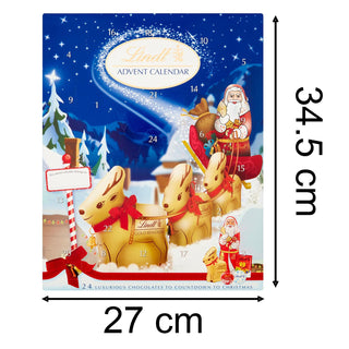 Lindt Advent Calendar with 24 Milk Chocolate Treats | Chocolate Advent Calendar