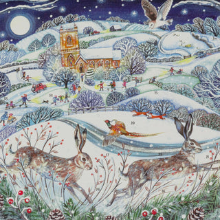 Winter's Night Christmas Advent Calendar | Animal Picture Advent Calendar 46x37cm