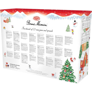 Bonne Maman Christmas Advent Calendar 23 Mini Jars of Conserves & Surprise Gift