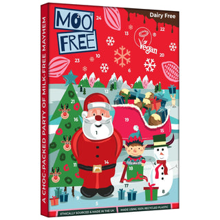 Moo Free Children's Dairy-Free Milk Chocolate Advent Calendar | Vegan & Gluten-Free 70g