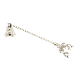 Silver Metal Candle Snuffer 23cm | Candle Extinguisher Candle Tool | Candle Accessories - Deer