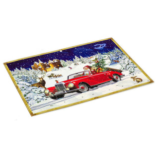 Santa Road Trip Christmas Advent Calendar | Traditional Picture Advent Calendar