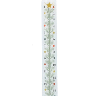 Christmas Tree Christmas Advent Candle | Advent Christmas Candle - 23cm