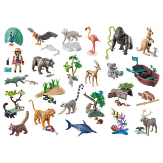 Playmobil 71006 Wiltopia - DIY Christmas Advent Calendar Animal Trip Around the World