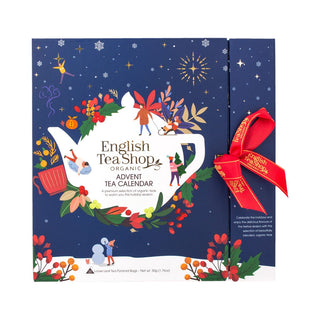 Tea Christmas Advent Calendar | 25 Loose Leaf Pyramid Tea Bags Advent Calendar