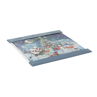 Around the Tree Christmas Advent Calendar Greetings Card | Door Advent Calendar