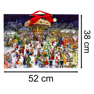 The Christmas Market Christmas Advent Calendar | Vintage Picture Advent Calendar