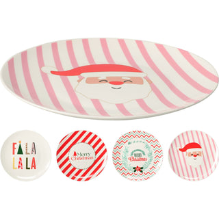 Christmas Ceramic Plate | Fun Festive Plate Snacks, Desserts & Santa’s Treats