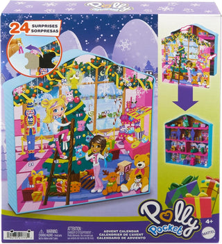 Polly Pocket Christmas Advent Calendar | Gingerbread House Playset & Doll Toy