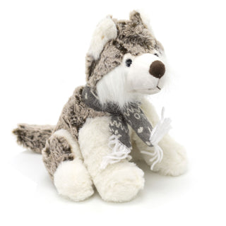 Adorable Husky Dog Soft Plush Toy | Children's Cuddly Soft Toy Husky Puppy | Christmas Cute Animal Plush