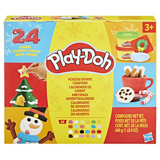 Play-Doh Christmas Advent Calendar with 24 Cans and 28 Fun Tools for Kids