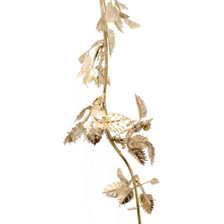 Champagne Gold Leaf Christmas Garland | Artificial Foliage Garland Leaves -170cm