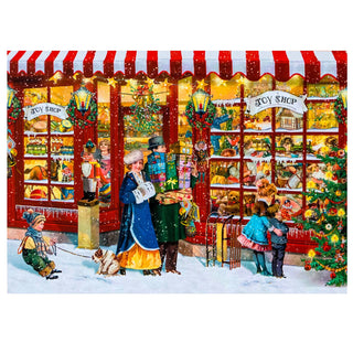 Deluxe Christmas Jigsaw Puzzle 1000 Pieces | The Toy Shop At Christmas Jigsaw Puzzle | Jigsaw Puzzles For Adults